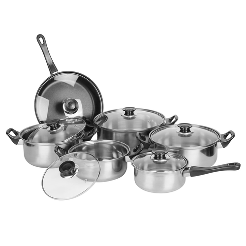 6Pcs Stainless Steel Kitchen Cookware Set