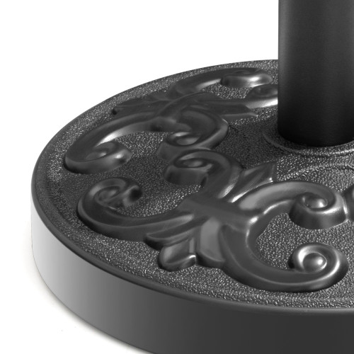 Black Market Umbrella Fillable Steel In Ground Adjustable Umbrella Base