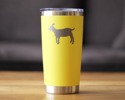 Goat Insulated Travel Tumbler - Farmhouse Gifts