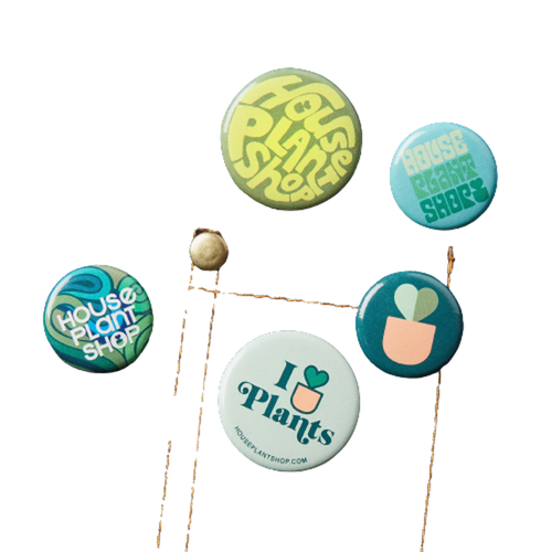 House Plant Shop Pins