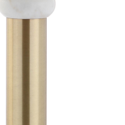 27" Gold Novelty Table Lamp LED With Drum Shade