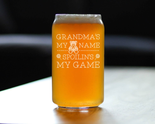 Spoilin' Grandma Beer Can Pint Glass - Mother's Day Gifts