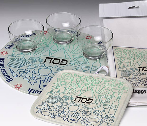 Line Drawing Seder Plate