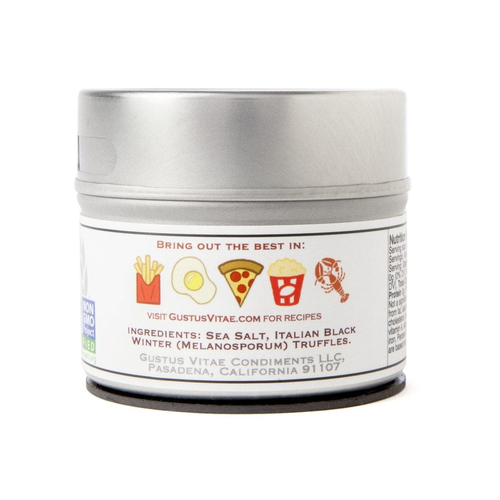 Italian Black Winter Truffle Sea Salt