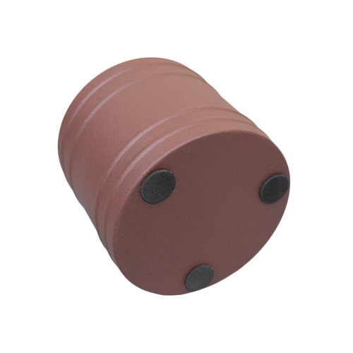Handmade 100% Iron Round Modern Rust Color Planters Pot
