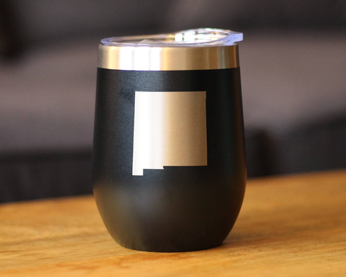 New Mexico Insulated Wine Tumbler - New Mexicans Gifts