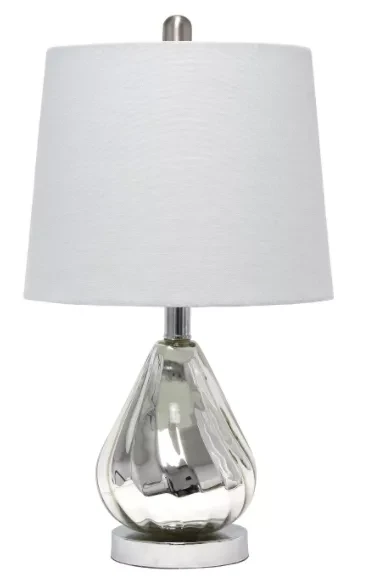 Lalia Home Kissy Pear Table Lamp with Fabric Shade