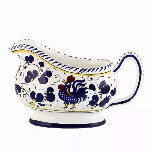 ORVIETO ROOSTER: Deruta Sauce boat