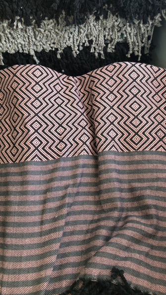 100% COTTON THROW BLANKET -Easy fold throw