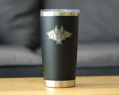 Bat Insulated Travel Tumbler - Halloween Gifts and Decor