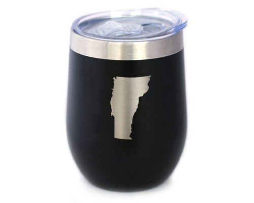 Vermont Outline Insulated Wine Tumbler - Vermonters Gifts