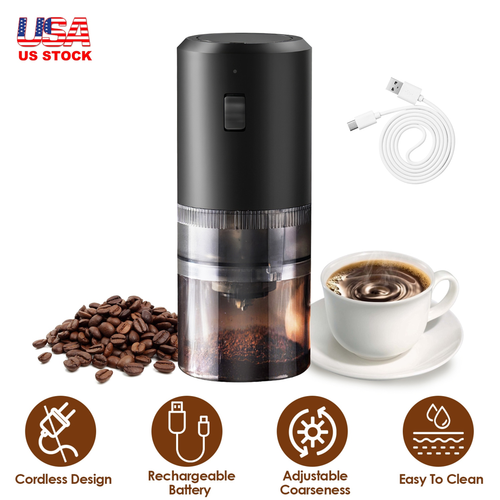 Electric Cordless Coffee Bean Grinder 