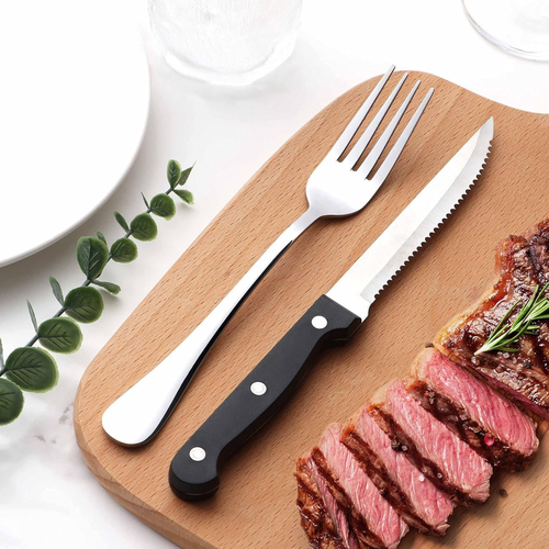 48-Piece Silverware Set Stainless Steel Flatware Cutlery Set