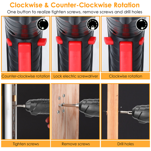 Cordless Electric Screwdriver Set 
