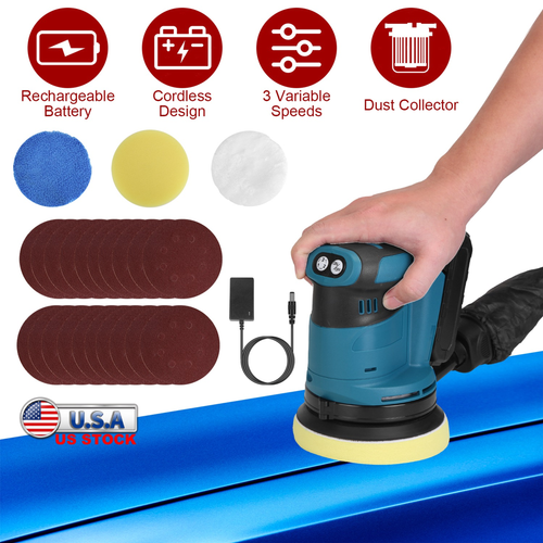 Cordless Electric Orbital Sander 