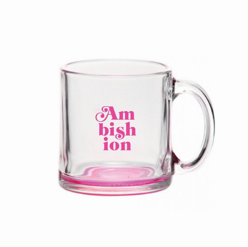 Ambishion Glass Coffee Mug