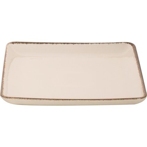 Plate Square Cream Akoya 