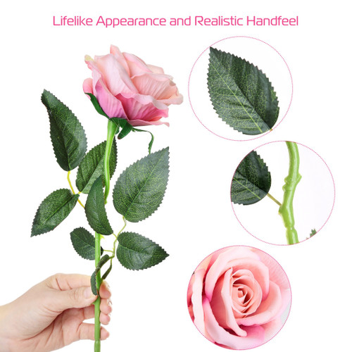 10 Pcs Artificial Rose Simulation Fake Flowers