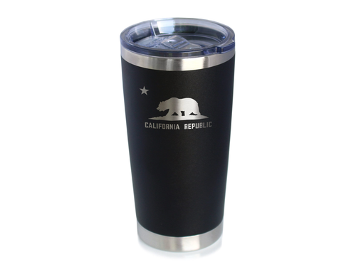 California Flag Insulated Travel Tumbler Californians Gifts