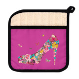 Butterfly Heel Pot Holder with Pocket