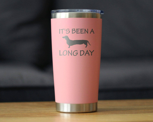 Long Day Insulated Travel Tumbler - Dachshund Gifts