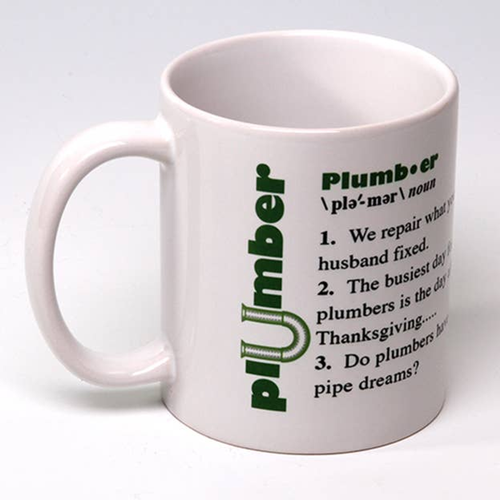Whimsical Plumber Mug