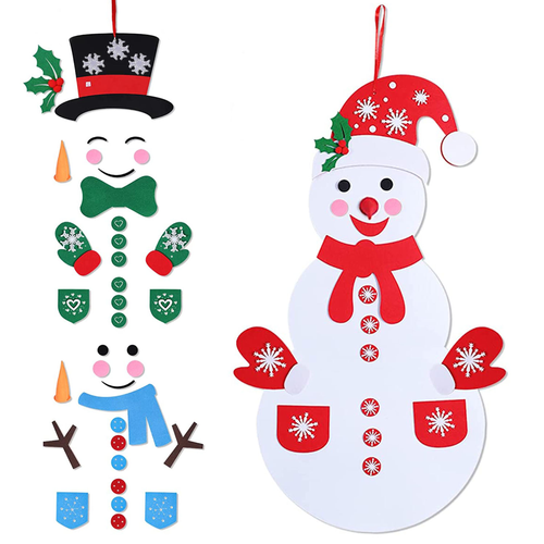 Felt Christmas Snowman Set