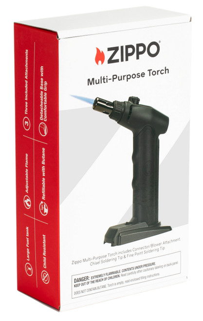 Zippo Multi-Purpose Butane Torch + Soldering Tips 