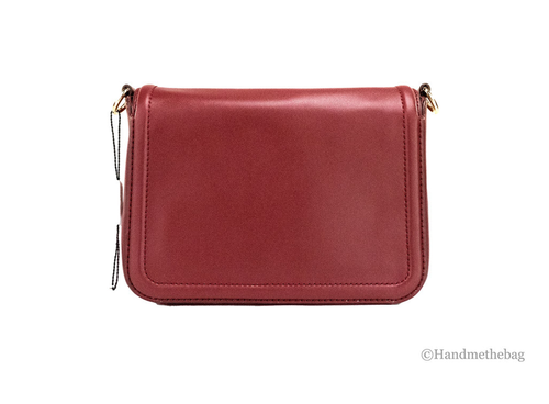 Marc Jacobs Medium Metal Signet Syra Leather Flap Crossbody
