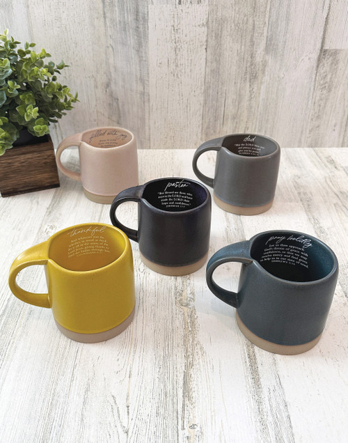 Ceramic Mug Crafted Inspiration Thankful