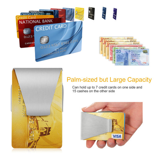 Slim Clip Double Sided Money Clip 