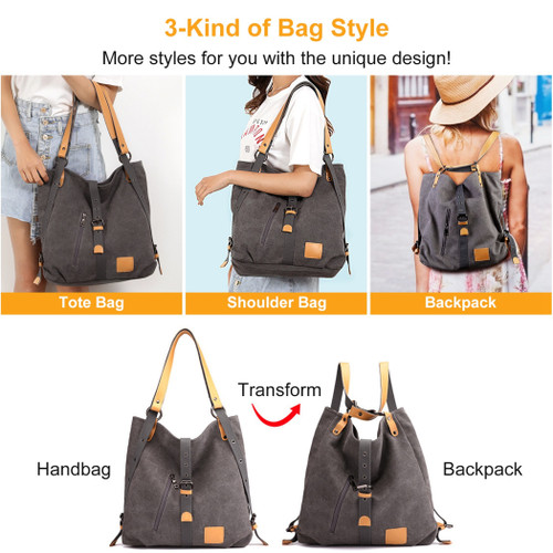 Ladies Canvas Tote Bag 