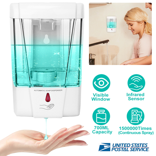 Automatic Soap Dispenser 700ML/29OZ Wall Mounted Sensor 