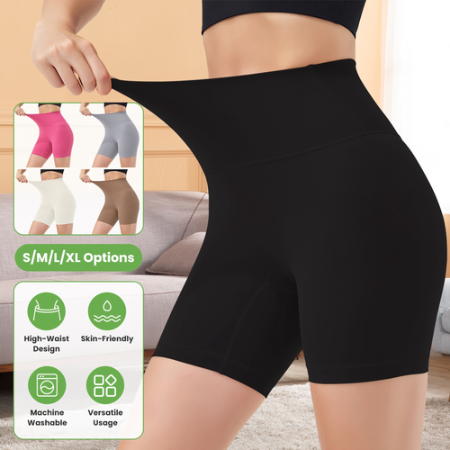 Women\'s High Waist Biker Shorts Tummy Control Pants