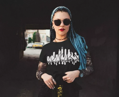 Drippy Skyline Tee