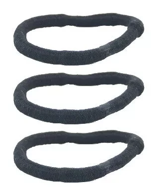 3 Assorted Non-metal Elastic Ponytail Holders