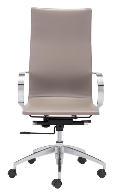 Homeroots Office Mushroom Ergonomic High Back Rolling Conference Chair