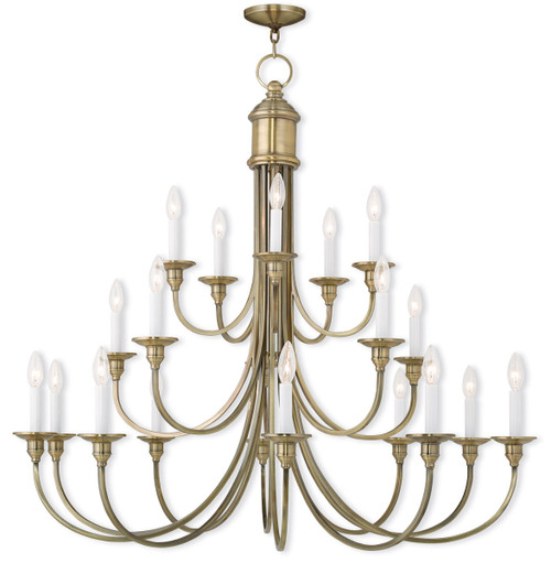 Multi Light Dimmable Chandelier With Shades