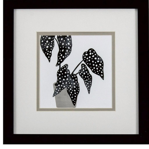 Set Of Two Plantling B Black Framed Wall Art
