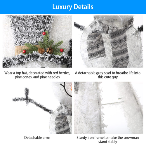 LED Christmas Snowman Decoration Light 