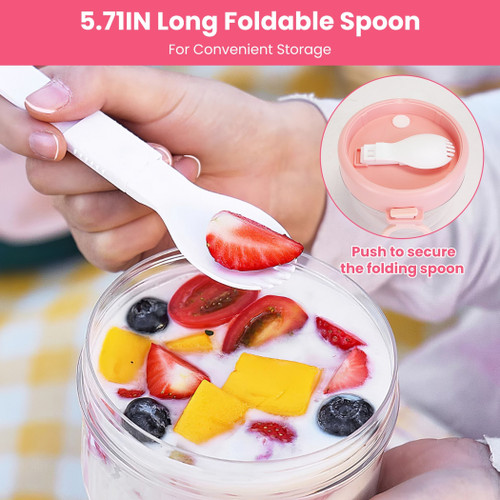 4Pcs Overnight Oats Containers 