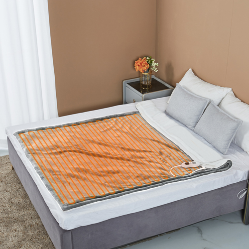 Electric Heated Flannel Throw Heated Blanket