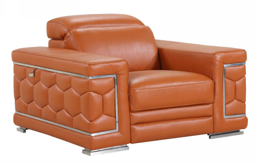 Homeroots Sturdy Chair, Camel, 29-38 Inch Height