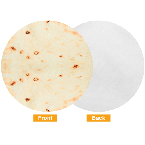 Burrito Tortilla Throw Blanket Pancake Wrap 