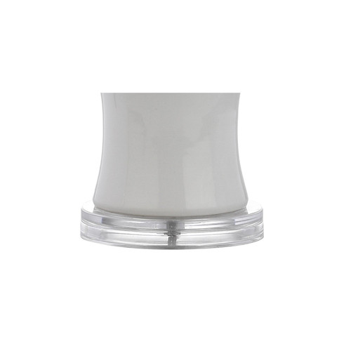 27" Clear Novelty Table Lamp LED With Drum Shade