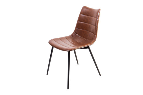 Homeroots Kitchen Dining Chair, Black