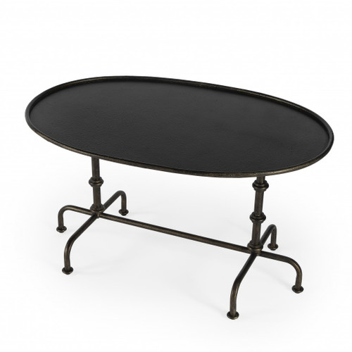 Homeroots Living Room Metal Coffee Table