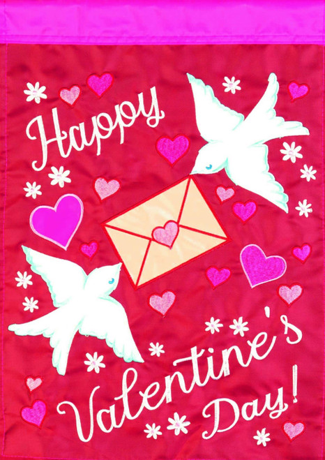 Flag Valentine Day Polyester 