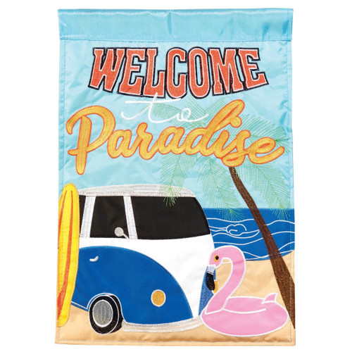Flag Welcome To Paradise 