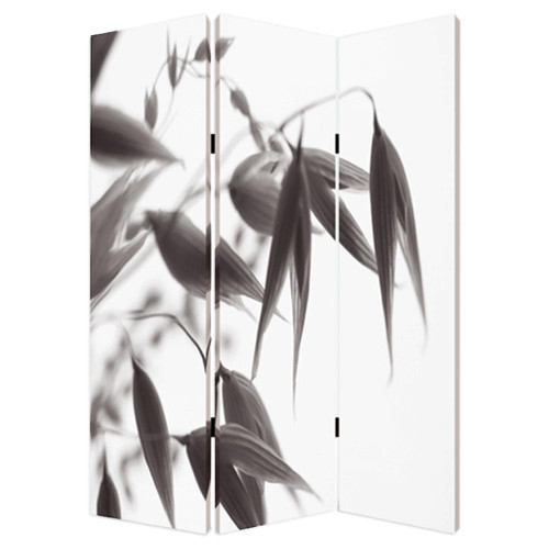 Homeroots Home Decor 1" X 48" X 72" Multi Color Wood Canvas Screen, Multi Color